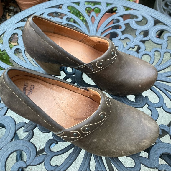 💙Dansko Rikki Brown Leather Clogs - Picture 11 of 11